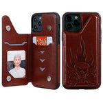 Custodia protettiva teschio per iPhone 11 e XS