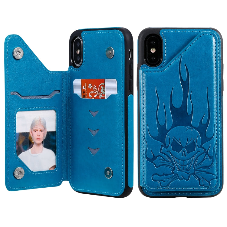 Custodia protettiva teschio per iPhone 11 e XS