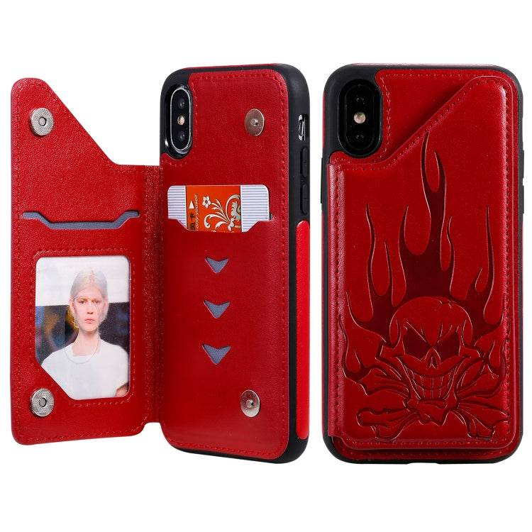 Custodia protettiva teschio per iPhone 11 e XS