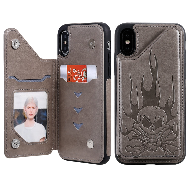 Custodia protettiva teschio per smartphone compatibile