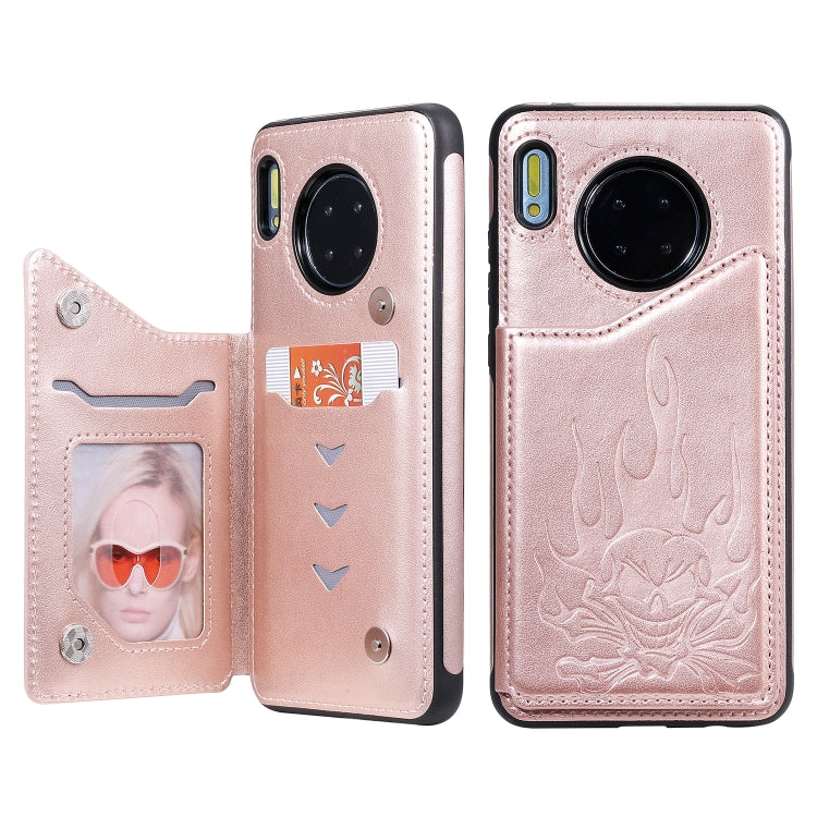 Custodia portafoglio con teschio per smartphone compatibili