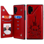 Custodia portafoglio teschio per Samsung Galaxy