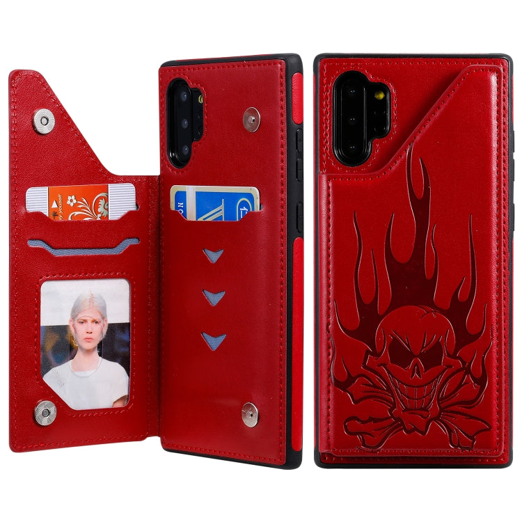 Custodia portafoglio teschio per Samsung Galaxy