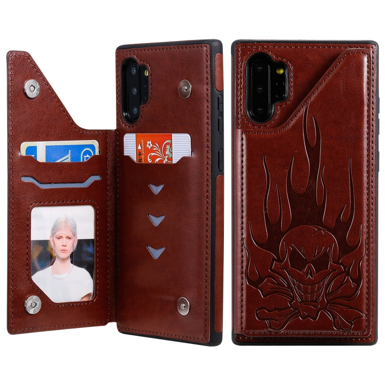 Custodia portafoglio teschio per Samsung Galaxy