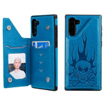 Custodia portafoglio teschio per Samsung Galaxy