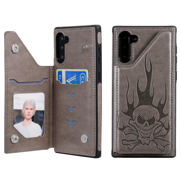 Custodia portafoglio teschio per Samsung Galaxy
