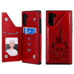 Custodia portafoglio teschio per Samsung Galaxy