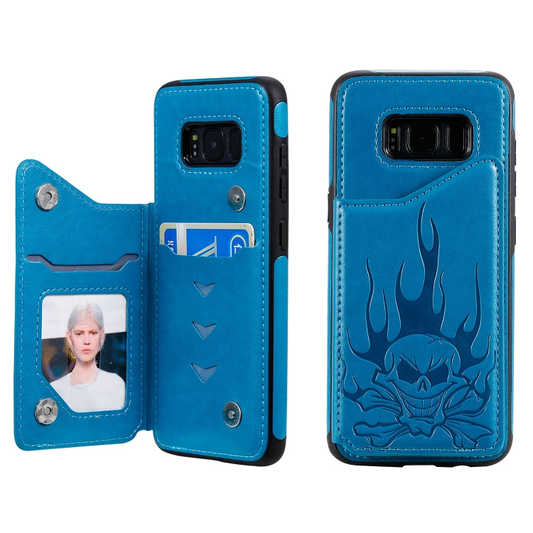 Custodia portafoglio teschio per Samsung Galaxy