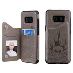 Custodia portafoglio teschio per Samsung Galaxy