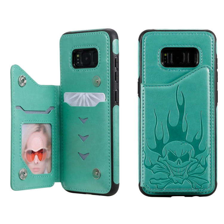 Custodia portafoglio teschio per Samsung Galaxy