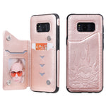 Custodia portafoglio teschio per Samsung Galaxy