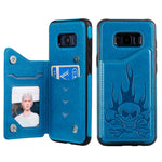 Custodia portafoglio teschio per Samsung Galaxy