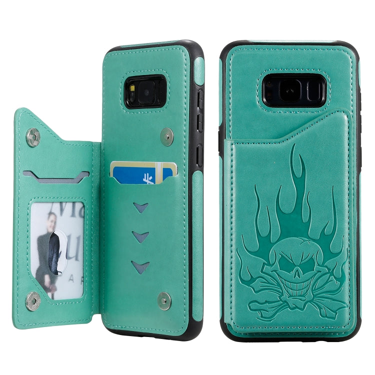 Custodia portafoglio teschio per Samsung Galaxy