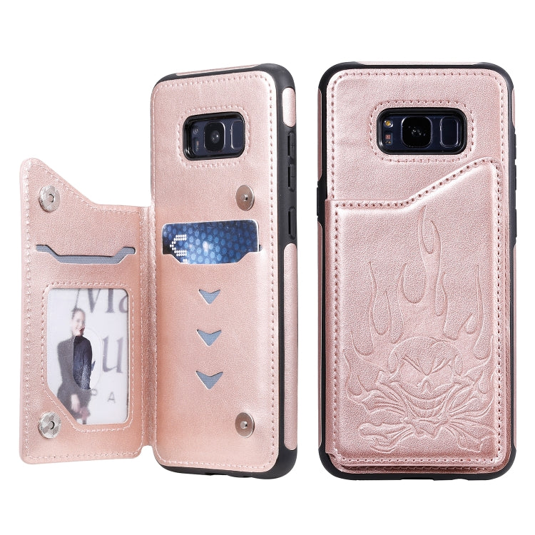 Custodia portafoglio teschio per Samsung Galaxy