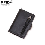 C1911H9 Confezione di carte metalliche in pelle PU multi-scheda RFID