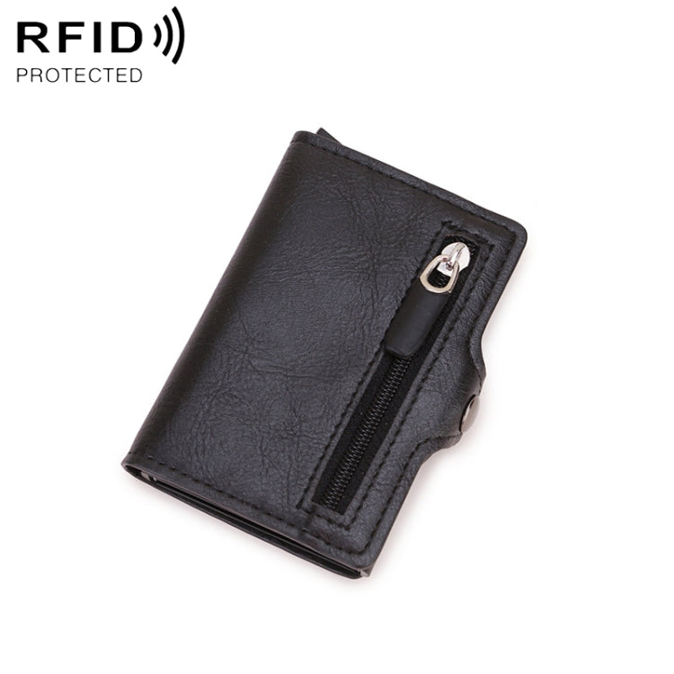 C1911H9 Confezione di carte metalliche in pelle PU multi-scheda RFID