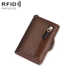 C1911H9 Confezione di carte metalliche in pelle PU multi-scheda RFID