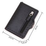 C1911H9 Confezione di carte metalliche in pelle PU multi-scheda RFID
