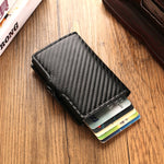 C1911H9 Confezione di carte metalliche in pelle PU multi-scheda RFID