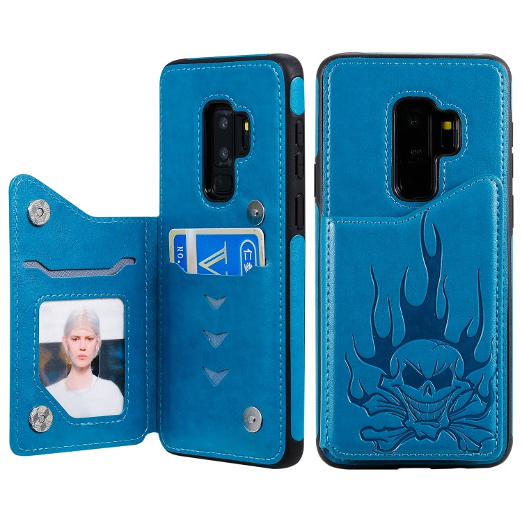 Custodia portafoglio antiurto teschio per Samsung Galaxy
