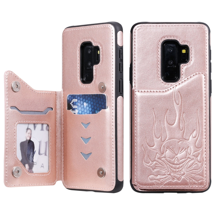 Custodia portafoglio antiurto teschio per Samsung Galaxy