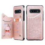 Custodia portafoglio antiurto teschio per Samsung Galaxy
