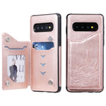 Custodia portafoglio con teschio per smartphone compatibili