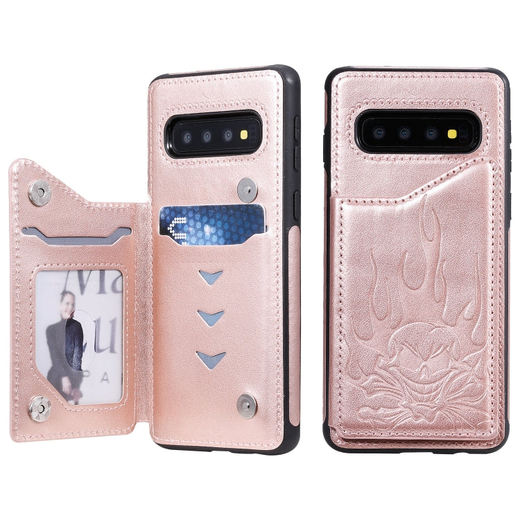 Custodia portafoglio con teschio per smartphone compatibili