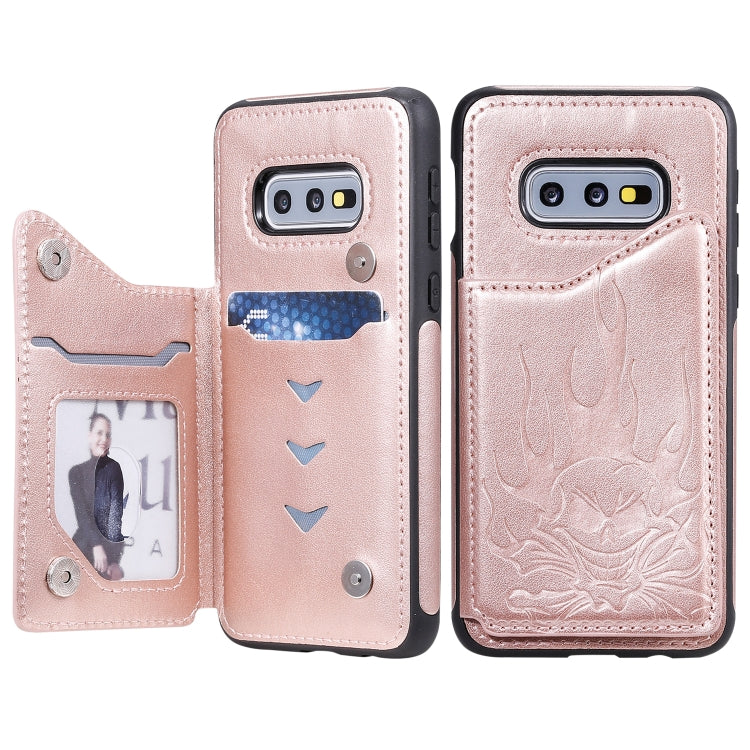 Custodia portafoglio con teschio per smartphone compatibili