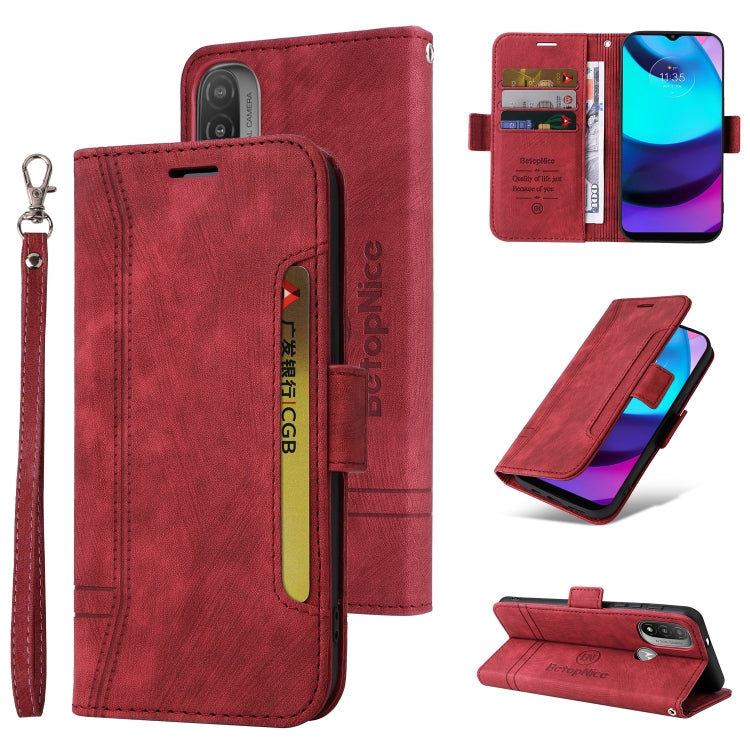 BETOPNICE Custodia per telefono in pelle con fibbia a doppio lato, For Honor X9 4G / 5G / Honor X30, For Motorola Moto E20 / E30 / E40, For Xiaomi Redmi Note 11E 5G, For Xiaomi 11T / 11T Pro