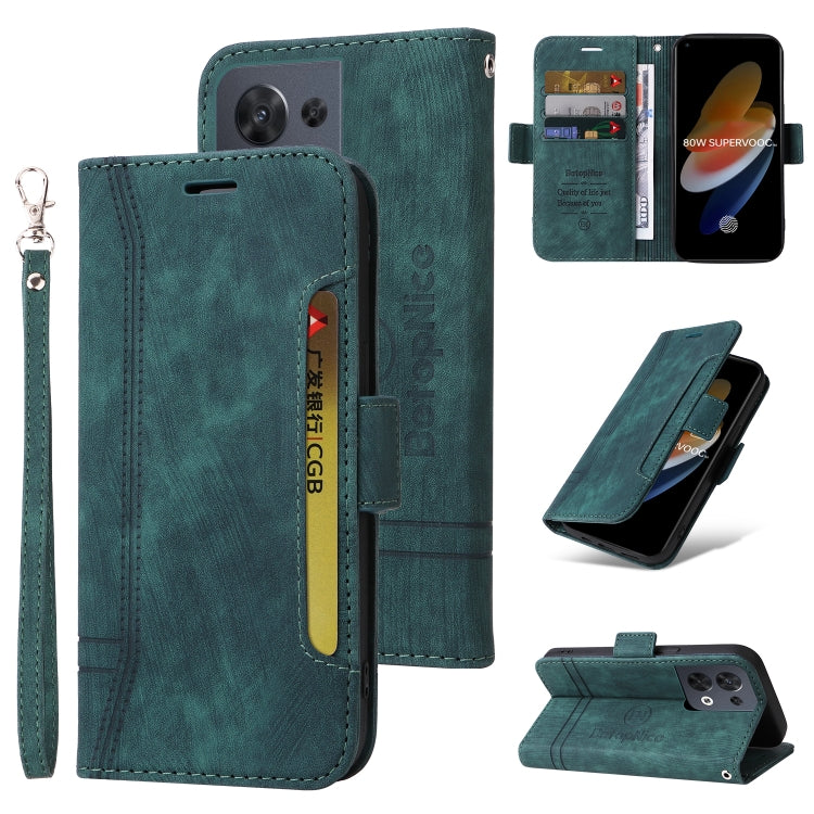 BETOPNICE Custodia per telefono in pelle con fibbia a doppio lato, For OPPO Reno8 5G Global, For Realme 9i 5G, For Realme 8i, For vivo Y77 5G Global