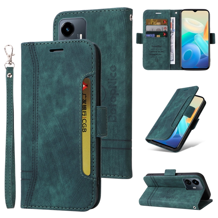 BETOPNICE Custodia per telefono in pelle con fibbia a doppio lato, For OPPO Reno8 5G Global, For Realme 9i 5G, For Realme 8i, For vivo Y77 5G Global
