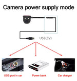 Telecamera per visione notturna grandangolare HD USB wireless per auto 720P, 720P Side View Camera