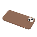 Custodia per telefono in silicone satinato tinta unita, For iPhone 14, For iPhone 14 Plus