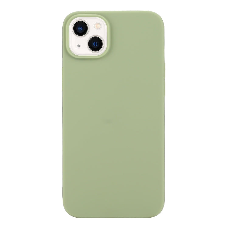 Custodia per telefono in silicone satinato tinta unita, For iPhone 14, For iPhone 14 Plus