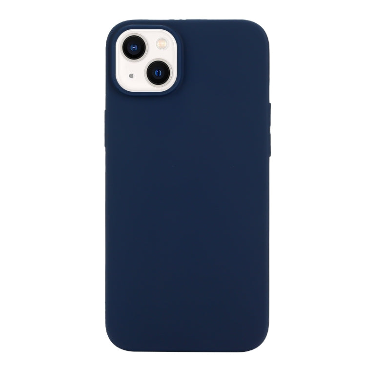 Custodia per telefono in silicone satinato tinta unita, For iPhone 14, For iPhone 14 Plus
