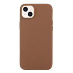 Custodia per telefono in silicone satinato tinta unita, For iPhone 14, For iPhone 14 Plus