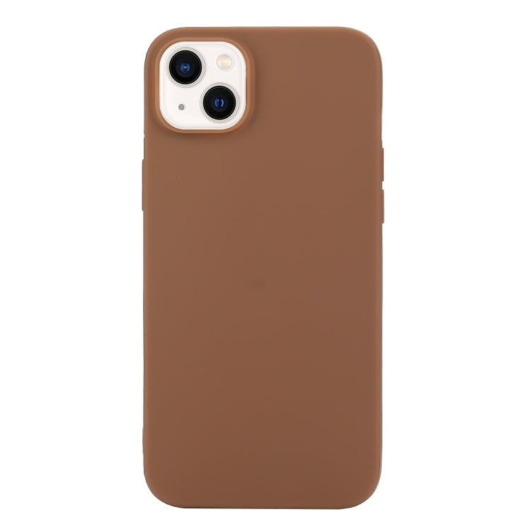 Custodia per telefono in silicone satinato tinta unita, For iPhone 14, For iPhone 14 Plus