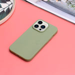 Custodia per telefono in silicone satinato tinta unita, For iPhone 14 Pro, For iPhone 14 Pro Max