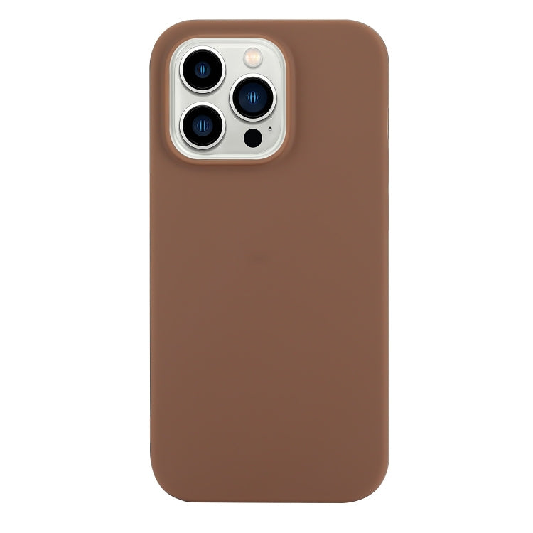 Custodia per telefono in silicone satinato tinta unita, For iPhone 14 Pro, For iPhone 14 Pro Max