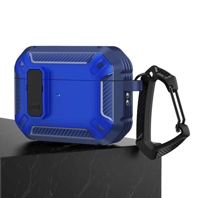 Custodia protettiva per auricolari Shield antiurto con gancio, For AirPods Pro 2