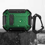 Custodia protettiva per auricolari Shield antiurto con gancio, For AirPods Pro 2