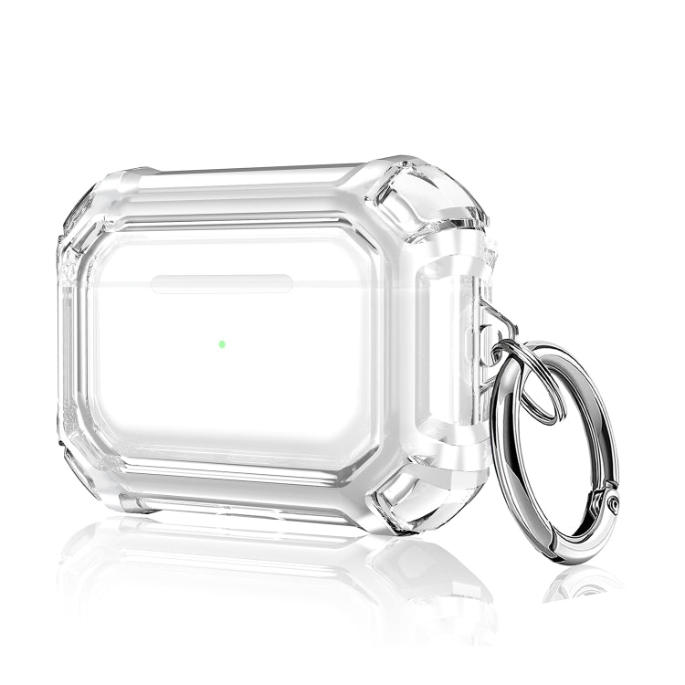Custodia per auricolari antiurto per PC bicolore con gancio, For AirPods Pro 2