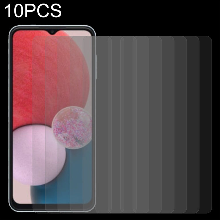 Pellicola in vetro temperato 10 pezzi 0,26 mm 9H 2,5D, For TCL 4X 5G (10 PCS), For Samsung Galaxy A14 5G / 4G (10 PCS), For Sharp Aquos Sense6s (10 PCS)