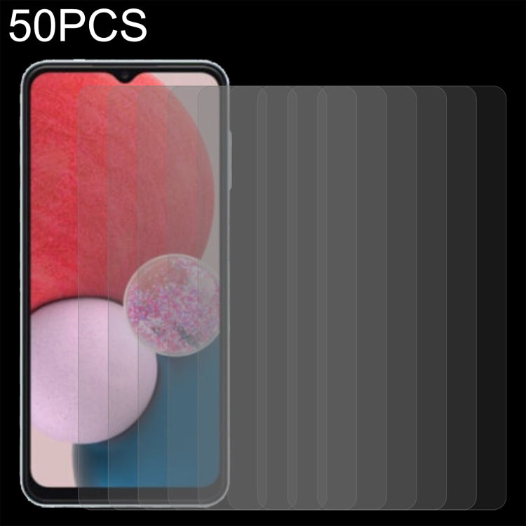 50 pellicole in vetro temperato 0,26 mm 9H 2,5D, For TCL 4X 5G (50 PCS), For Samsung Galaxy A14 5G / 4G (50 PCS), For Sharp Aquos Sense6s (50 PCS)