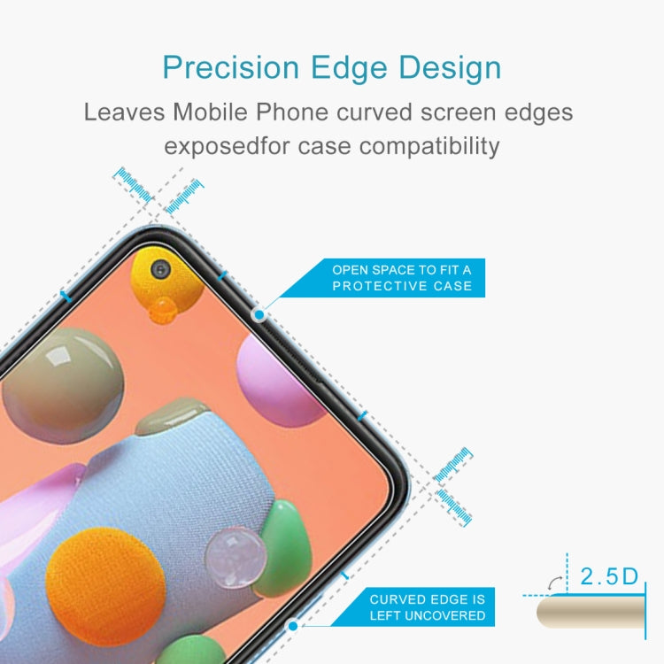 0.26mm 9H Durezza superficiale 2.5D Vetro temperato antideflagrante Pellicola non a schermo intero, For Galaxy A11 / M11 (1 PC), For Galaxy A21 (10 PCS), For Galaxy A51 (1 PC), For Galaxy A71 / A71s 5G UW (1 PC), For Galaxy A91 (1 PC), For Galaxy M31  ...