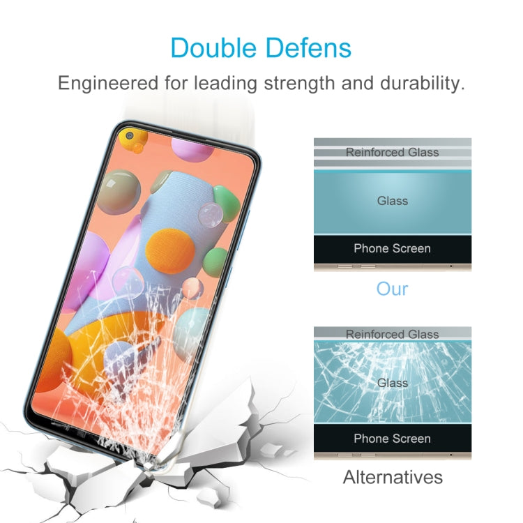 0.26mm 9H Durezza superficiale 2.5D Vetro temperato antideflagrante Pellicola non a schermo intero, For Galaxy A11 / M11 (1 PC), For Galaxy A21 (10 PCS), For Galaxy A51 (1 PC), For Galaxy A71 / A71s 5G UW (1 PC), For Galaxy A91 (1 PC), For Galaxy M31  ...