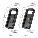 Supporto per cellulare a sgancio rapido impermeabile per moto/bicicletta M18L-QD, M18L-QD
