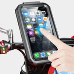 Supporto per cellulare a sgancio rapido impermeabile per moto/bicicletta M18L-QD, M18L-QD