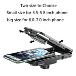 Supporto per telefono cellulare con scatola impermeabile per ricarica wireless da manubrio per moto / bicicletta, M18S-A1, M18L-A1
